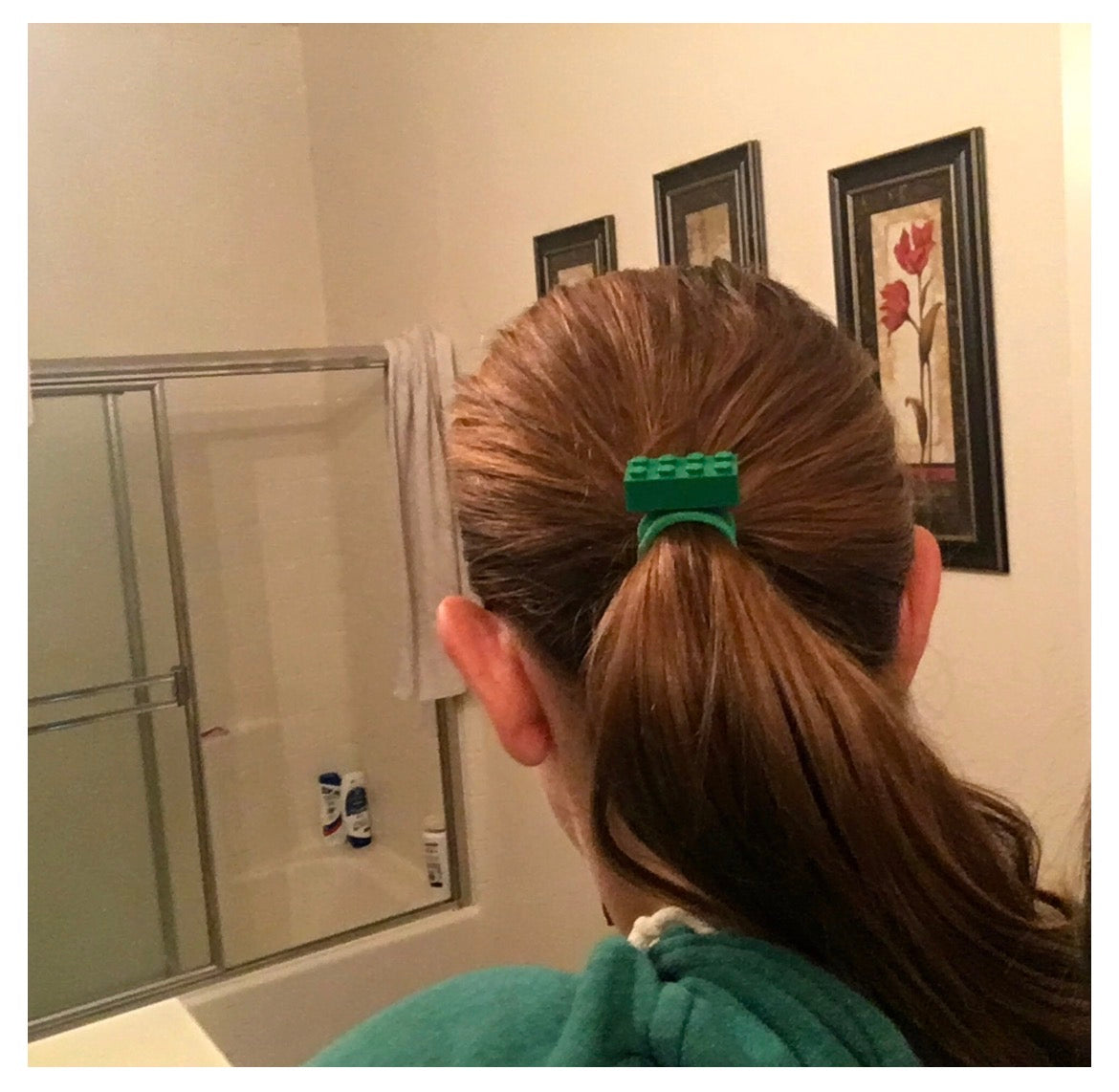 Choose Growth with the Glamorous Green Bricklet | Charm Bracelet, Minifigure Accessory and Hair Band for Kids, Creative Collectors and Adults | Bricklets Studio