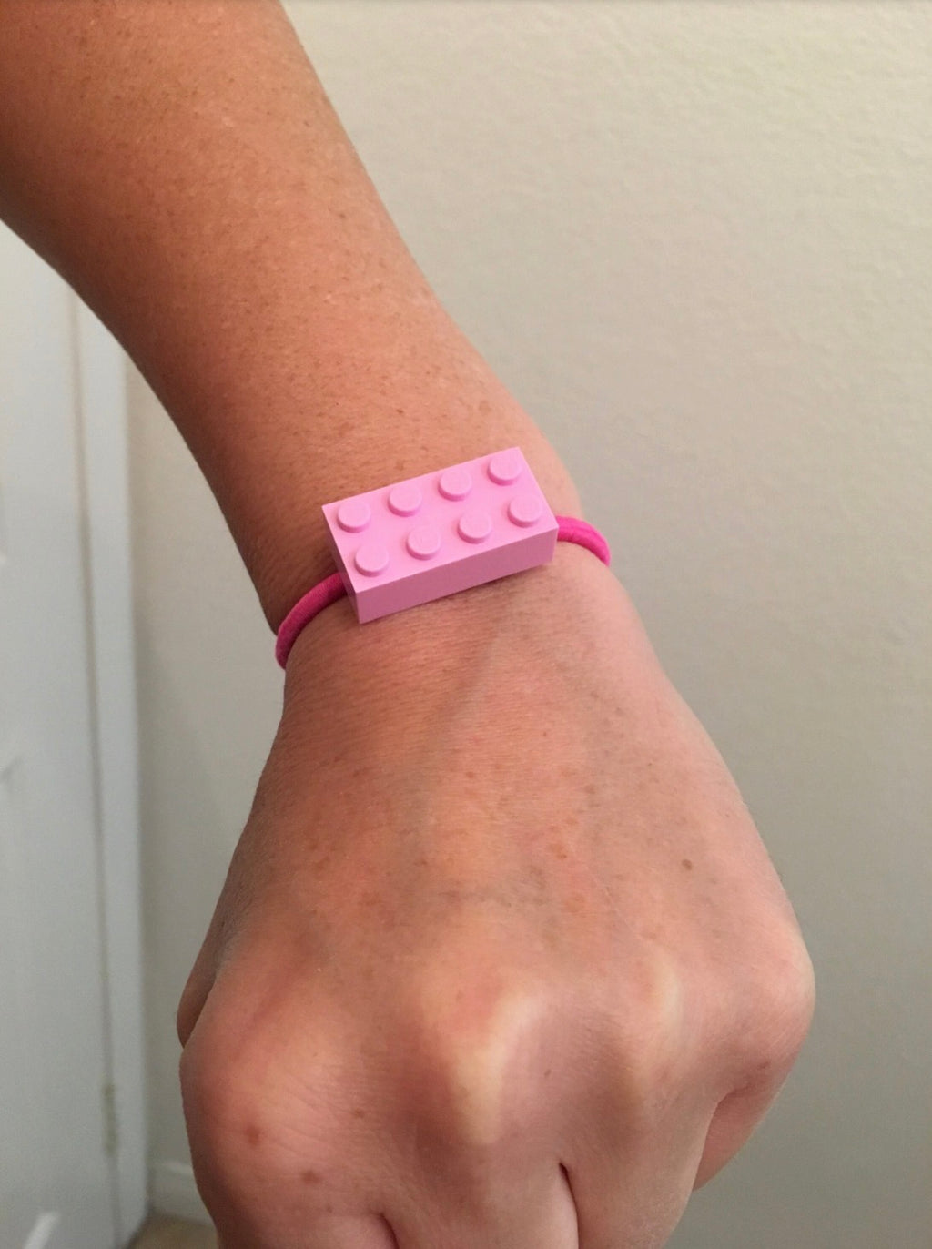 Choose Kindness with the Brilliant Bubblegum Bricklet | Charm Bracelet, Minifigure Accessory and Hair Band for Kids, Creative Collectors and Adults | Bricklets Studio