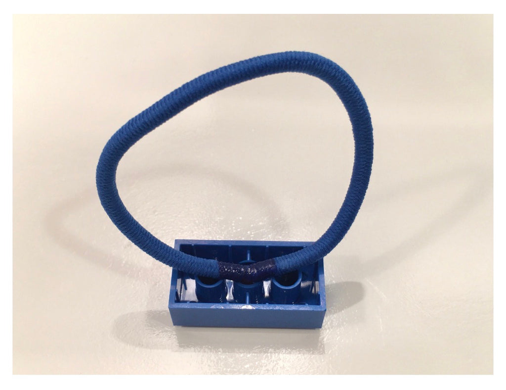 Choose Adventure with the Bold Blue Bricklet | Charm Bracelet, Minifigure Accessory and Hair Band for Kids, Creative Collectors and Adults | Bricklets Studio