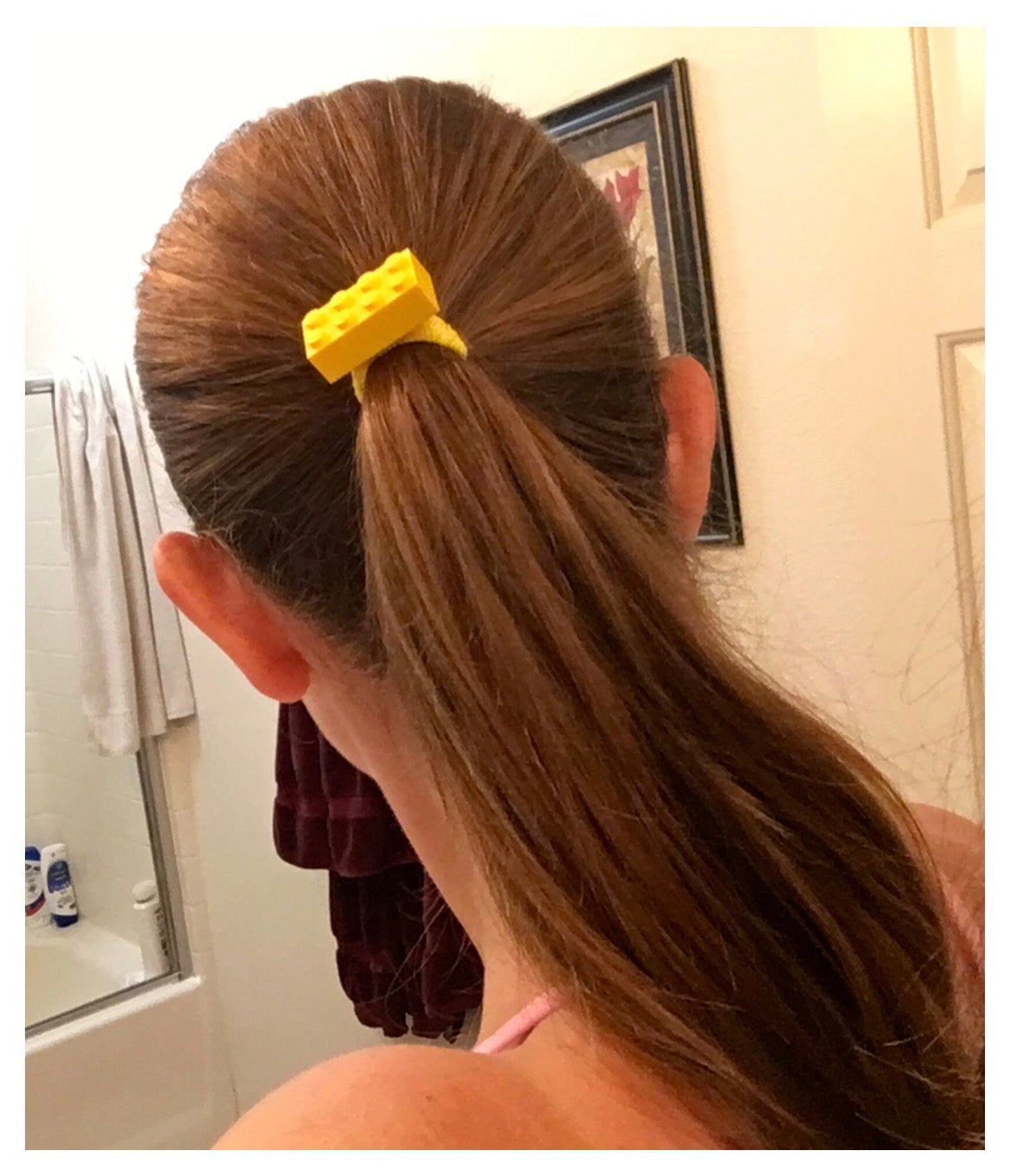 Choose Joy with the Yummy Yellow Bricklet | Charm Bracelet, Minifigure Accessory and Hair Band for Kids, Creative Collectors and Adults | Bricklets Studio