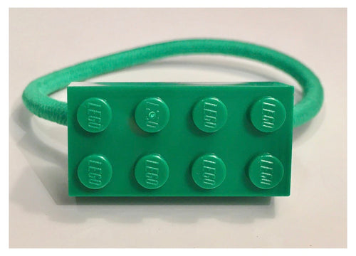 Choose Growth with the Glamorous Green Bricklet | Charm Bracelet, Minifigure Accessory and Hair Band for Kids, Creative Collectors and Adults | Bricklets Studio