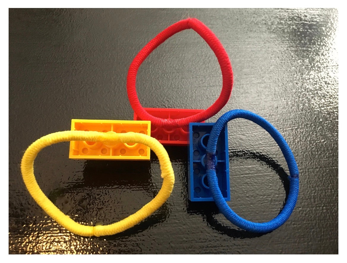 Choose Joy with the Yummy Yellow Bricklet | Charm Bracelet, Minifigure Accessory and Hair Band for Kids, Creative Collectors and Adults | Bricklets Studio