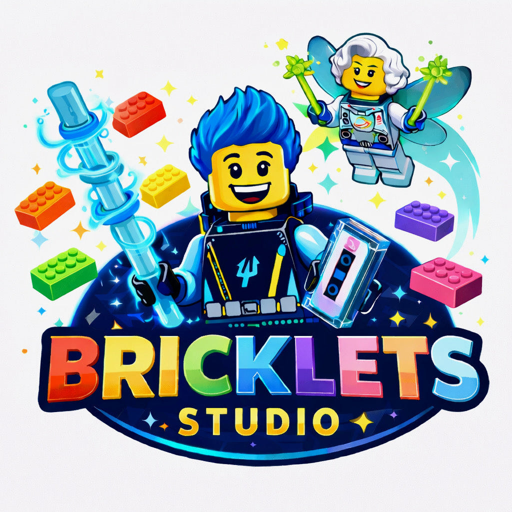 Choose Kindness with the Brilliant Bubblegum Bricklet | Charm Bracelet, Minifigure Accessory and Hair Band for Kids, Creative Collectors and Adults | Bricklets Studio