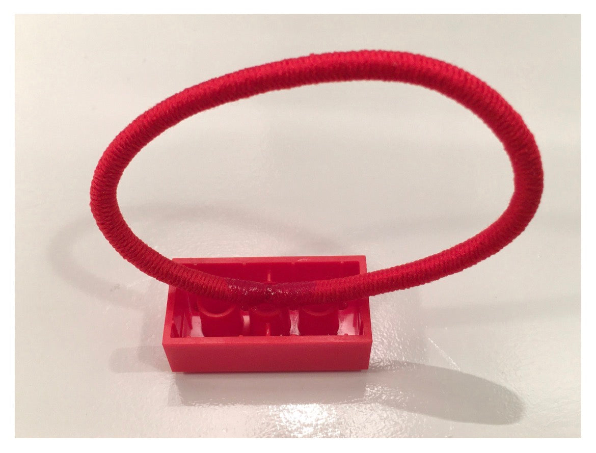 Choose Courage with the Ravishing Red Bricklet | Charm Bracelet, Minifigure Accessory and Hair Band for Kids, Creative Collectors and Adults | Bricklets Studio (Copy)