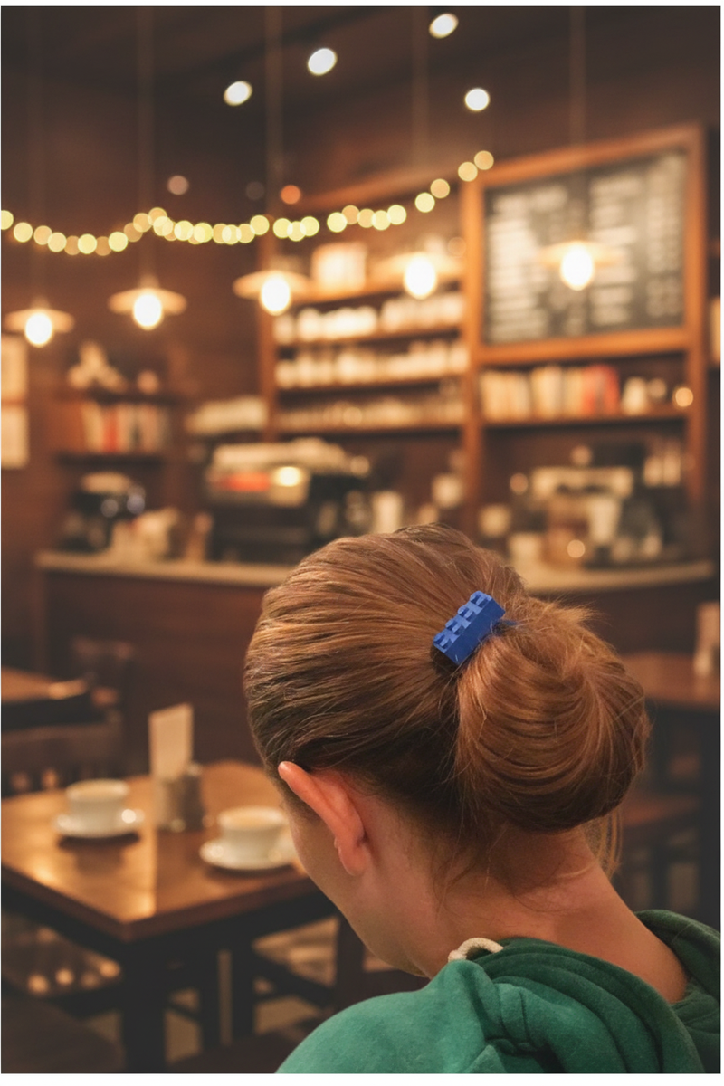 Person in coffee shop